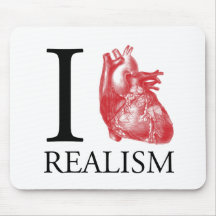 I Herz-Realismus Mauspad