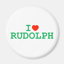 I Herz Rudolph Magnets