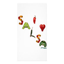 I Herz-Salsa Photo Grußkarte