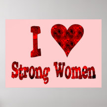 I Herz-starke Frauen Plakatdruck