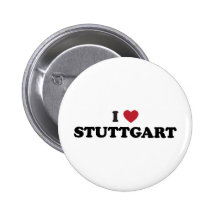 I Herz Stuttgart Deutschland Anstecknadel