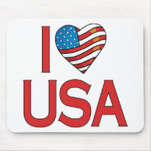 I Herz USA Mauspad