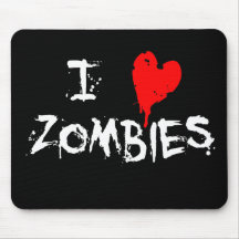 I Herz-Zombies - Mausunterlage Mousepads