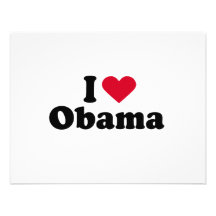 I Herzobama-T-Shirt Personalisierte Einladungskarten