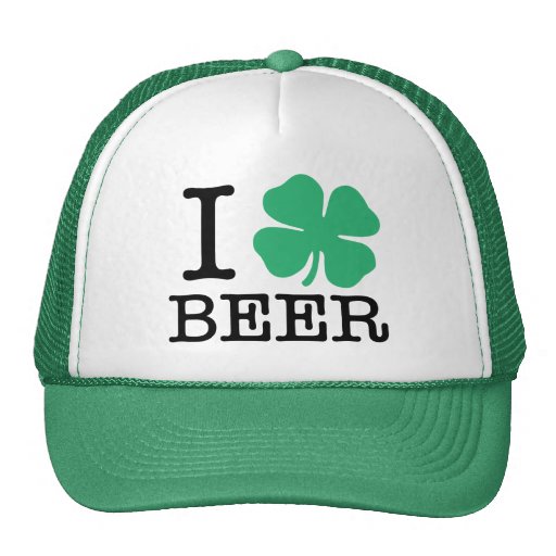 I Kleeblatt-Bier Trucker Mützen
