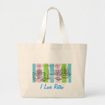 I laden Liebe-Retro/Vintage Retro jugendlich ein Tasche