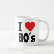 I Liebe 80 ´s tassen