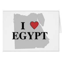 I Liebe Ägypten Grußkarten