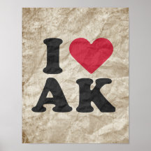 I LIEBE AK2 PLAKAT