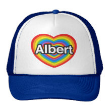 I Liebe Albert. Liebe I Sie Albert. Herz Truckermützen