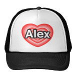 I Liebe Alex. Liebe I Sie Alex. Herz Mützen