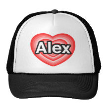 I Liebe Alex. Liebe I Sie Alex. Herz Mützen