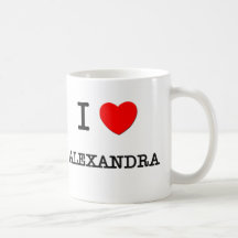 I Liebe Alexandria Tassen