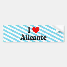 I Liebe Alicante, Spanien Autosticker