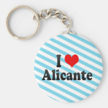 I Liebe Alicante, Spanien Schlüsselanhänger