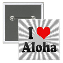 I Liebe Aloha, Vereinigte Staaten Anstecknadel