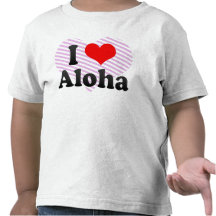I Liebe Aloha, Vereinigte Staaten Tshirts