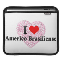 I Liebe Americo Brasiliense, Brasilien iPad Sleeve