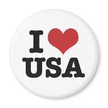 I Liebe Amerika magnete
