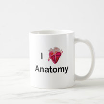 I Liebe-Anatomie mit menschlichem Herzen! Kaffee Tassen
