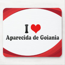 I Liebe Aparecida De Goiania, Brasilien Mousepad