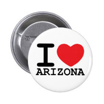 I Liebe Arizona Anstecknadelbutton