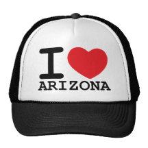 I Liebe Arizona Baseball Kappen