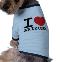 I Liebe Arizona Hundeshirt