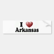 I Liebe Arkansas Auto Sticker