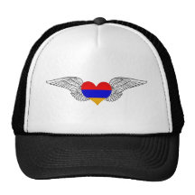 I Liebe Armenien - Flügel Baseballcaps
