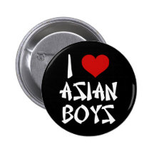 I Liebe-Asiats-Jungen Buttons