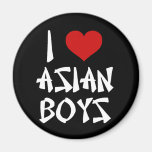 I Liebe-Asiats-Jungen Kühlschrankmagnet