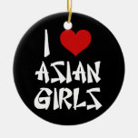 I Liebe-Asiats-Mädchen Ornament