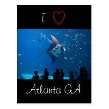 I Liebe Atlanta Postkarten