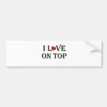 I Liebe auf die Oberseite a.png Auto Sticker