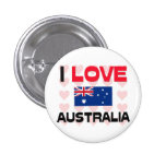 I Liebe Australien Anstecknadelbutton