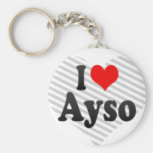 I Liebe Ayso Schlüsselbänder
