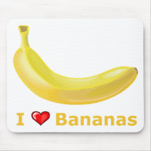 I Liebe-Bananen Mauspad