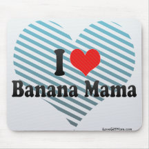 I Liebe-Bananen-Mutter Mauspad