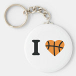 I Liebe-Basketball-Herz Schlüsselband