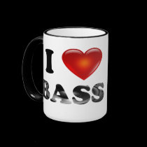 I Liebe-Bass-Becher tassen