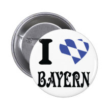 I Liebe Bayern Button