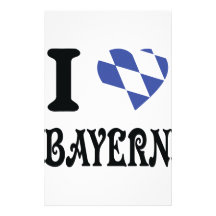 I Liebe Bayern Individuelle Druckpapiere