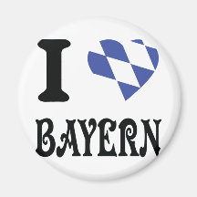 I Liebe Bayern Magnets