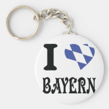 I Liebe Bayern Schlüsselband