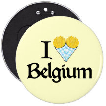 I Liebe Belgien Button