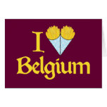 I Liebe Belgien Grußkarte