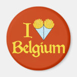I Liebe Belgien Kühlschrankmagnete