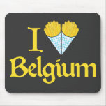 I Liebe Belgien Mousepad