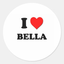 I Liebe Bella Sticker